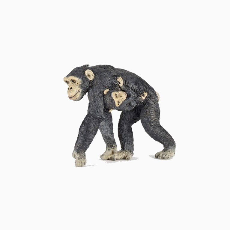 Chimpanzee &#038; Baby &#8211; Papo Wild Animal Figure