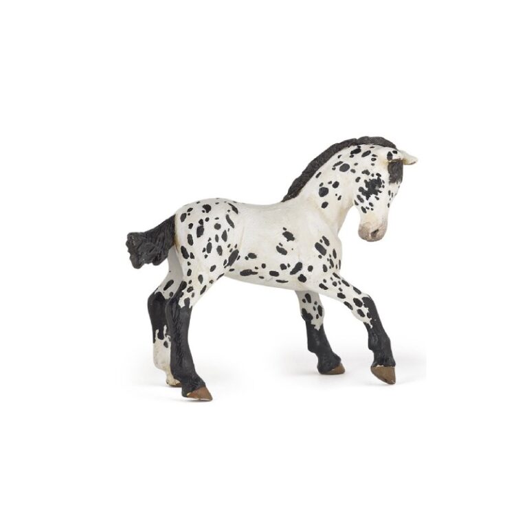 Black Appaloosa Horse Foal &#8211; Papo Animal Figure