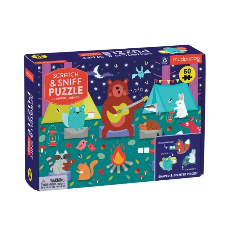 Campfire Friends &#8211; Scratch and Sniff Puzzle 60pc 4+