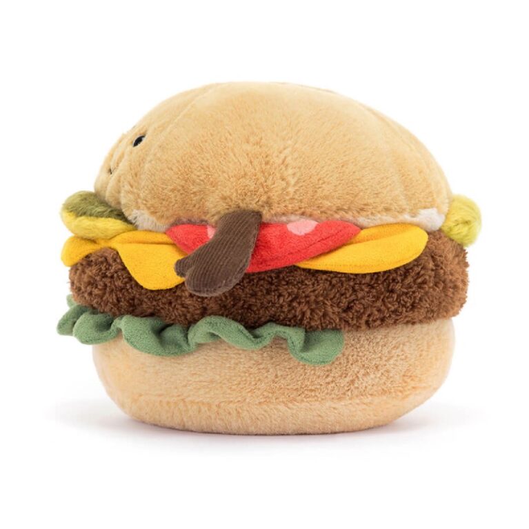 Amuseables Burger Soft Toy By Jellycat 0+