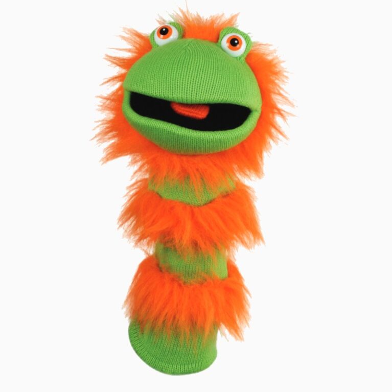 Ginger &#8211; Knitted Sockette Glove Puppet