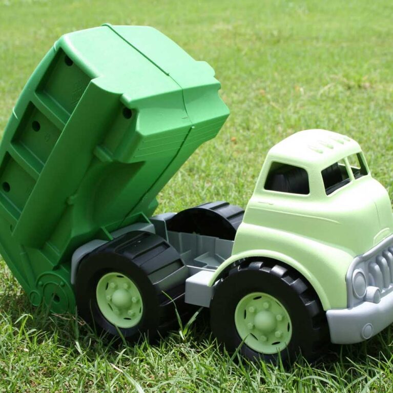 Recycling Dustbin Truck &#8211; Green Toys Recycled Plastic 3+