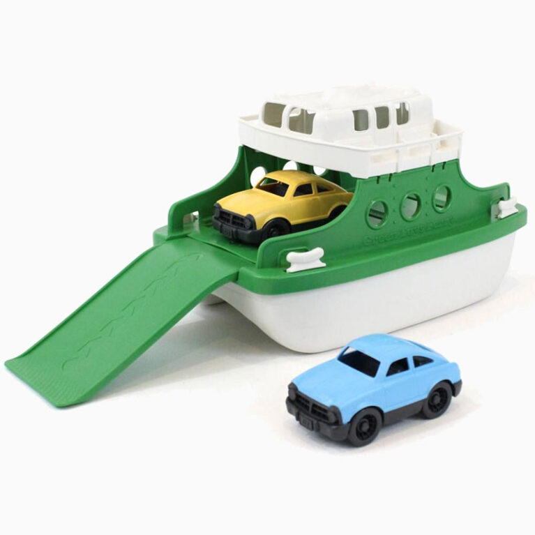 Green Ferry Boat With Cars Toy By Green Toys 3+