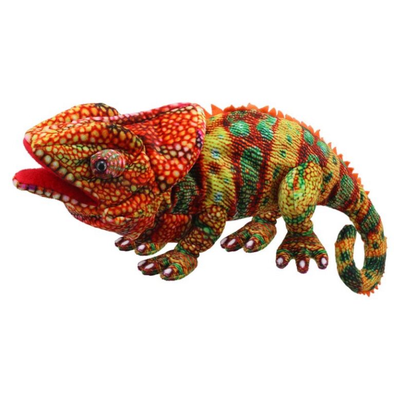 Orange Chameleon &#8211; Large Creature Puppet 1+