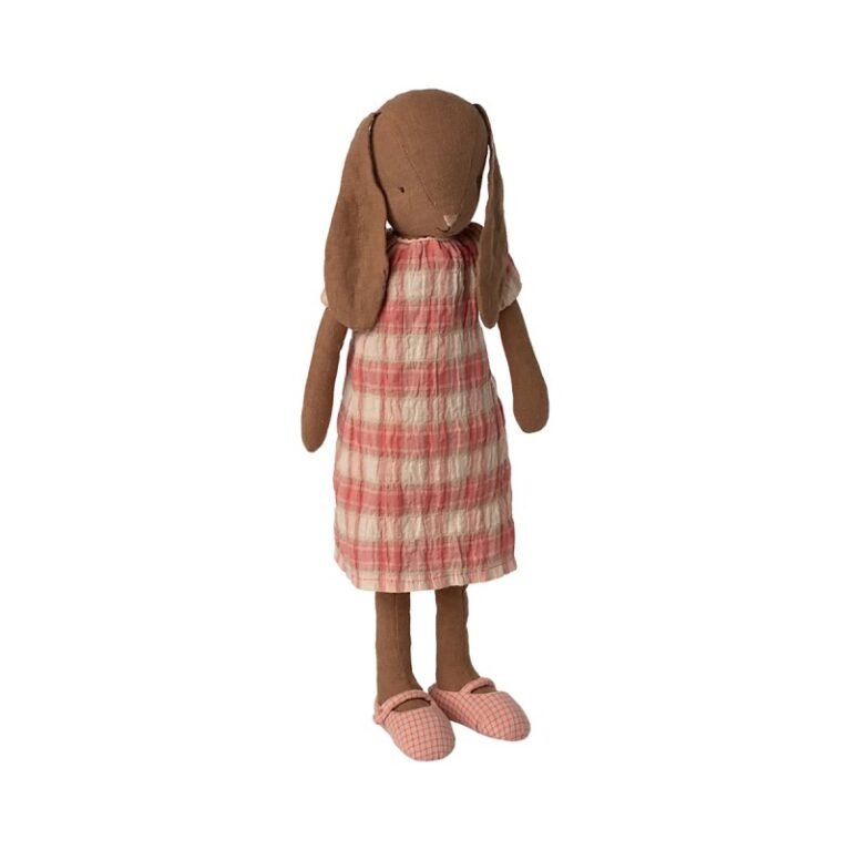 Chocolate Brown Bunny In Dress Size 3 Soft Toy By Maileg 0+
