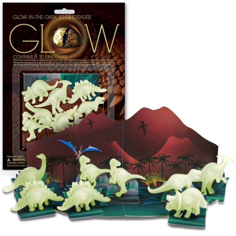 3D Glow In The Dark Dinosaur Wall Stickers