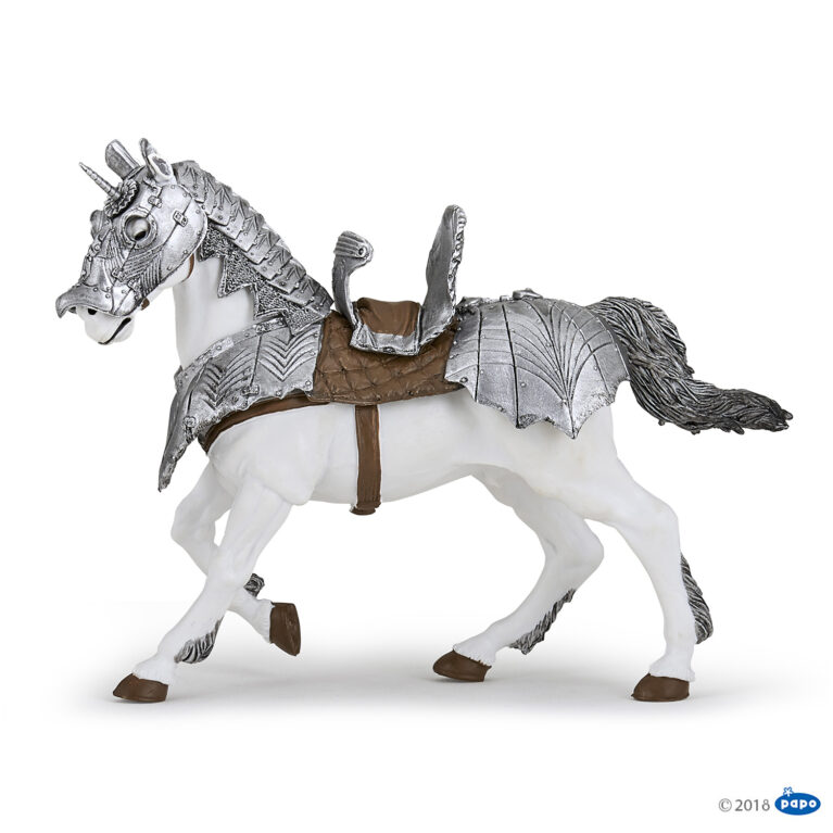 Horse In Armour &#8211; Papo Knight Figure