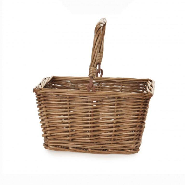 Children&#8217;s Rectangular Wicker Shopping Basket 3+