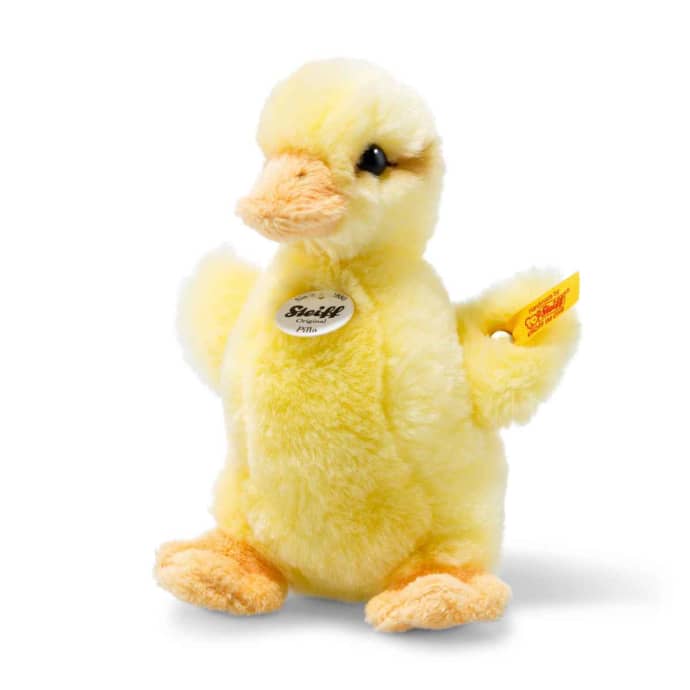 Pilla Soft Toy Yellow Duckling By Steiff