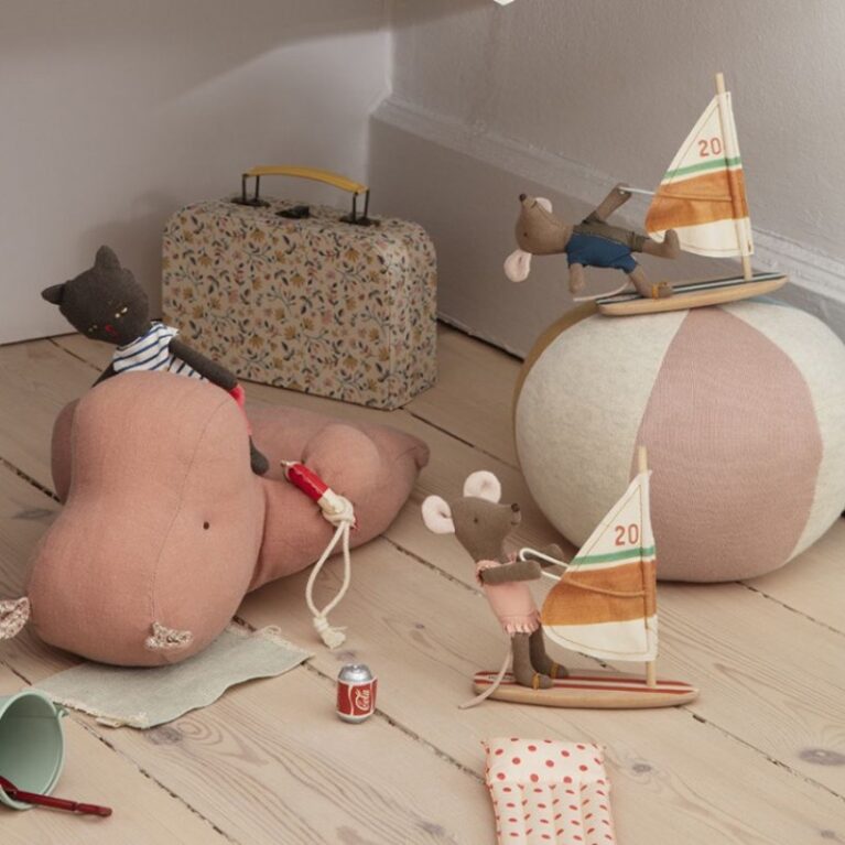 Little Sister Surfer Mouse By Maileg 3+