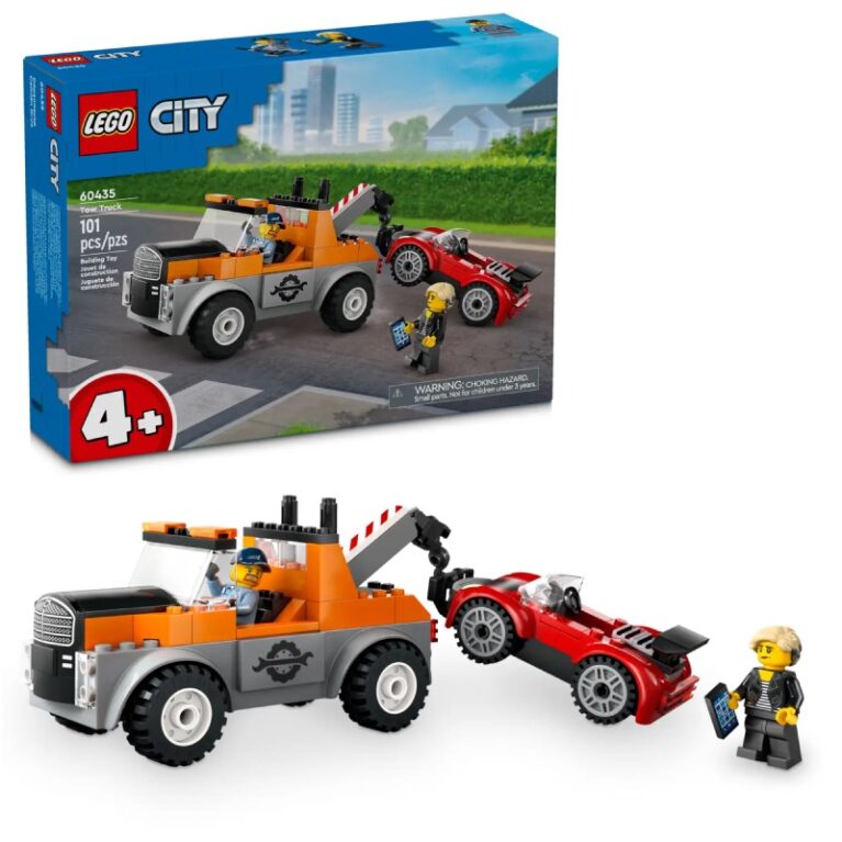 LEGO City Tow Truck &#038; Sports Car Repair 60435 4+