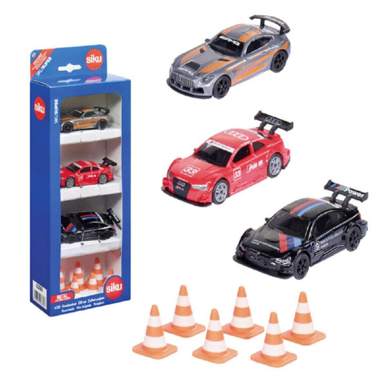 Racing Cars Gift Set &#8211; 3 x Single Die-Cast Toy Vehicles 6331