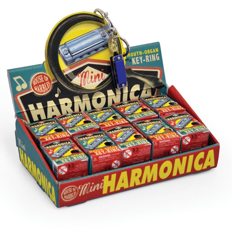 Mini Harmonica Keyring