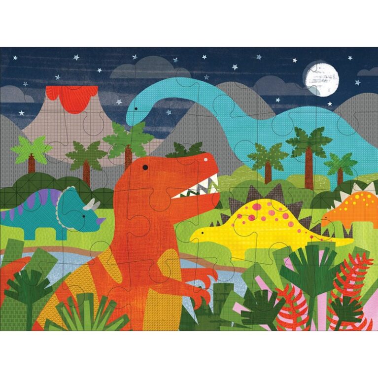 Dinosaur Kingdom Floor Puzzle 24pc 3+