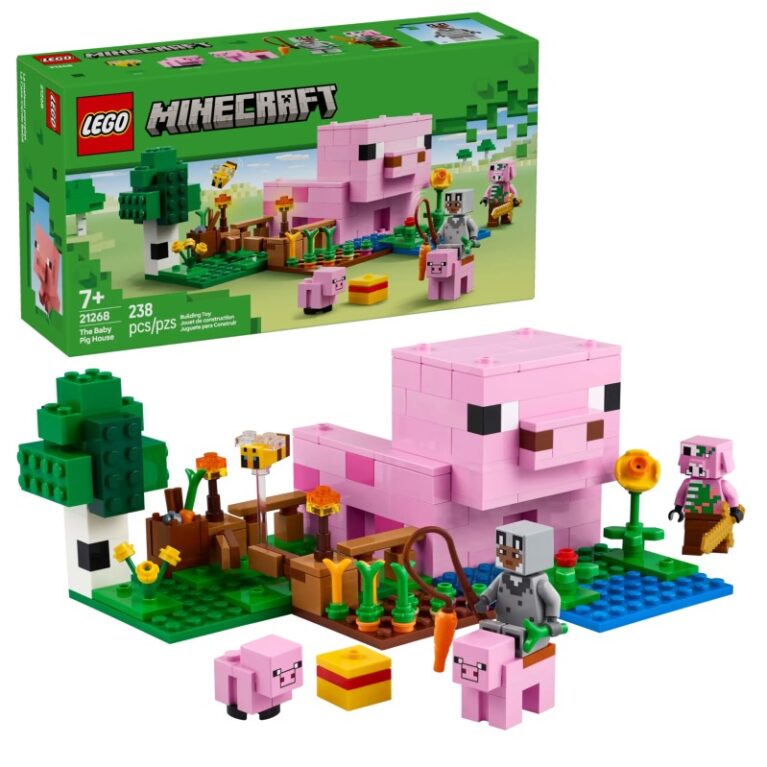 LEGO Minecraft The Baby Pig House 21268 7+