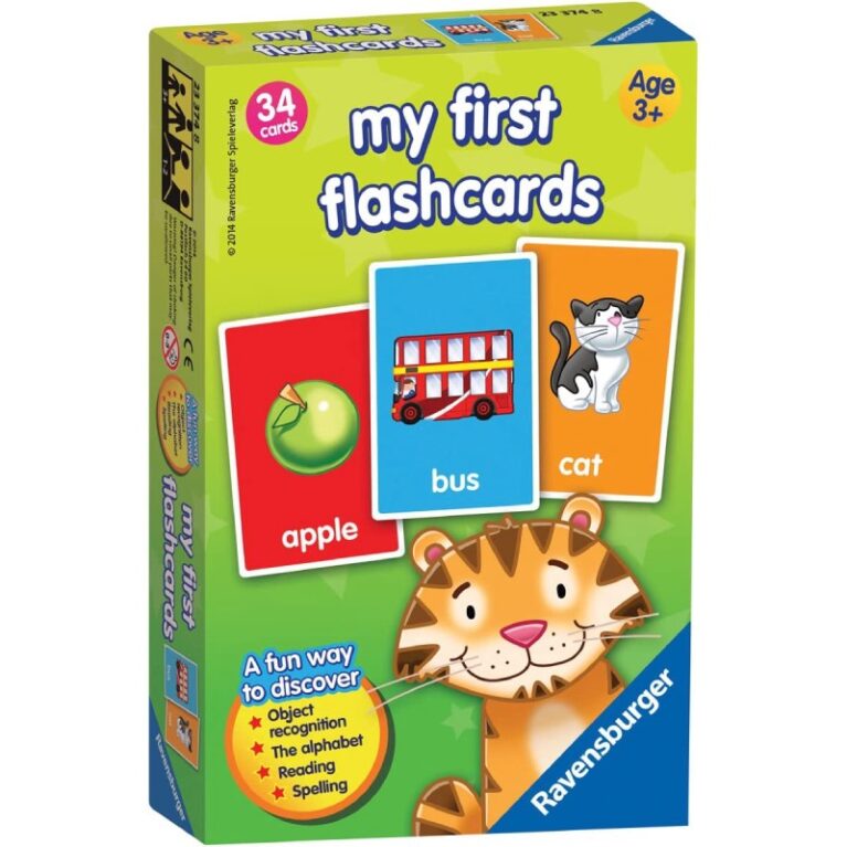 My First Flashcards 3+
