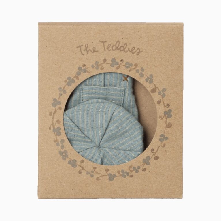 Overalls &#038; Cap Clothes Set For Teddy Junior Soft Toy By Maileg