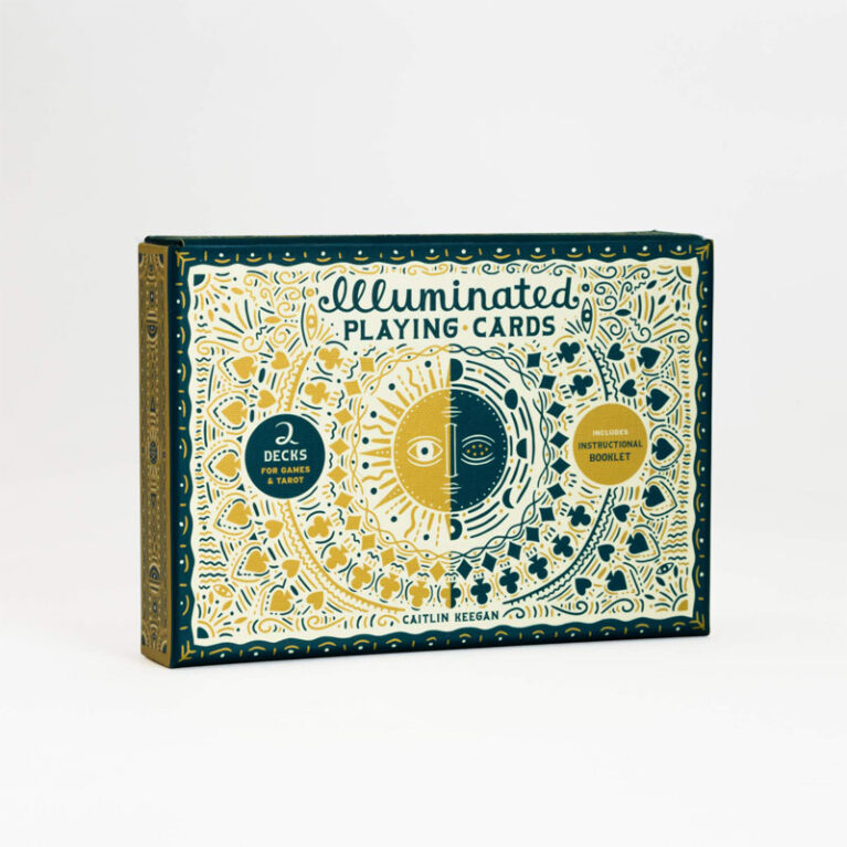 Boxed Set Of Illuminated Playing Cards