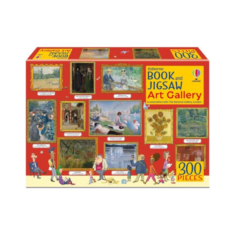 Art Gallery &#8211; 300 Piece Jigsaw Puzzle &#038; Book