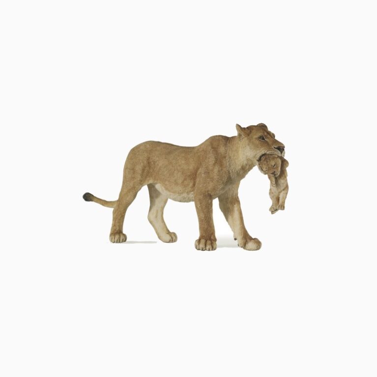 Lioness With Cub &#8211; Papo Wild Animal Figure