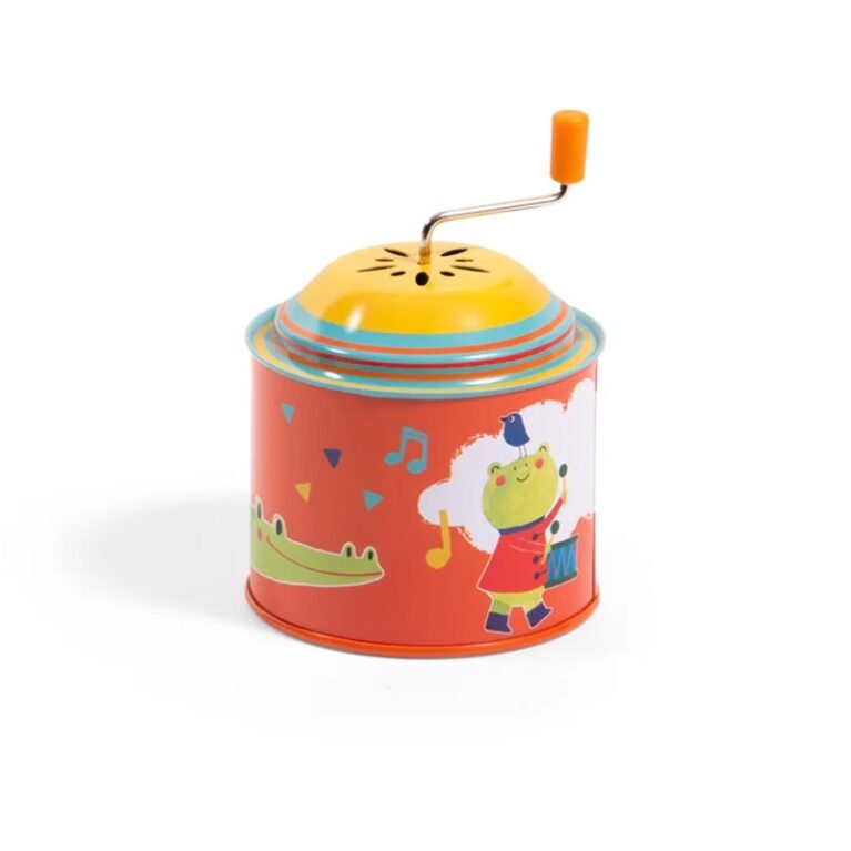 Crocodile &#8211; Metal Musical Box toy By Moulin Roty 3+