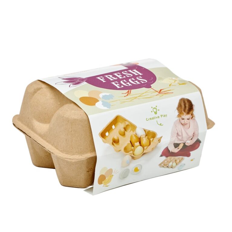 Box Of Wooden Eggs 3+