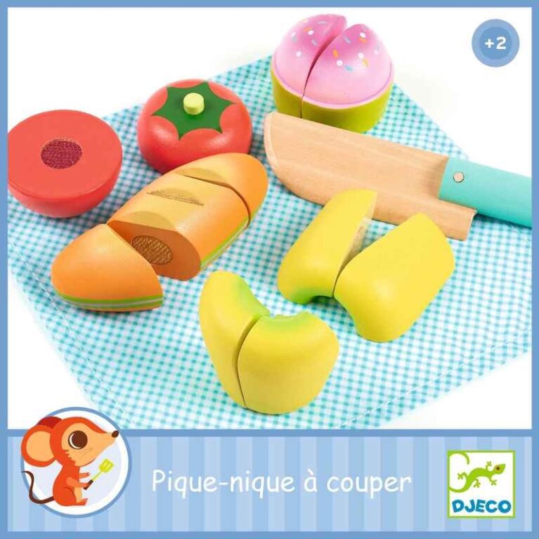 Picnic To Cut &#8211; Play Food Set By Djeco 2+