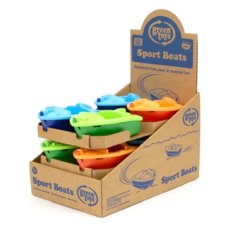 Mini Sport Boat Made From Recycled Plastic By Green Toys 3+