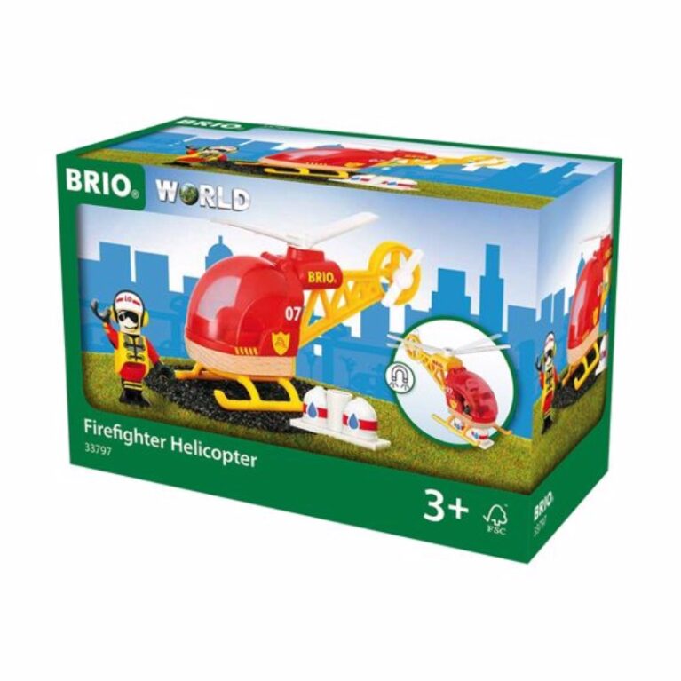 Firefighter Helicopter By BRIO 3+