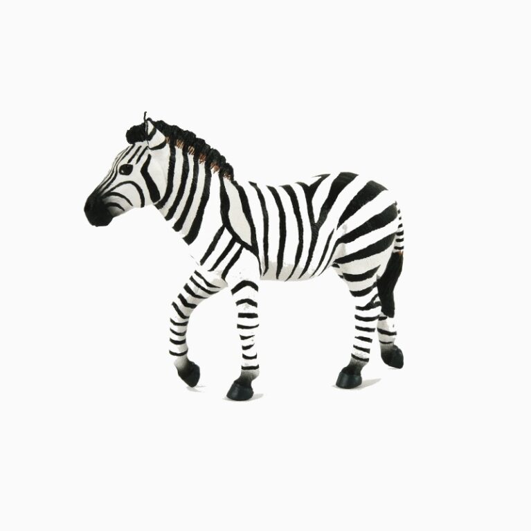 Male Zebra &#8211; Papo Wild Animal Figure