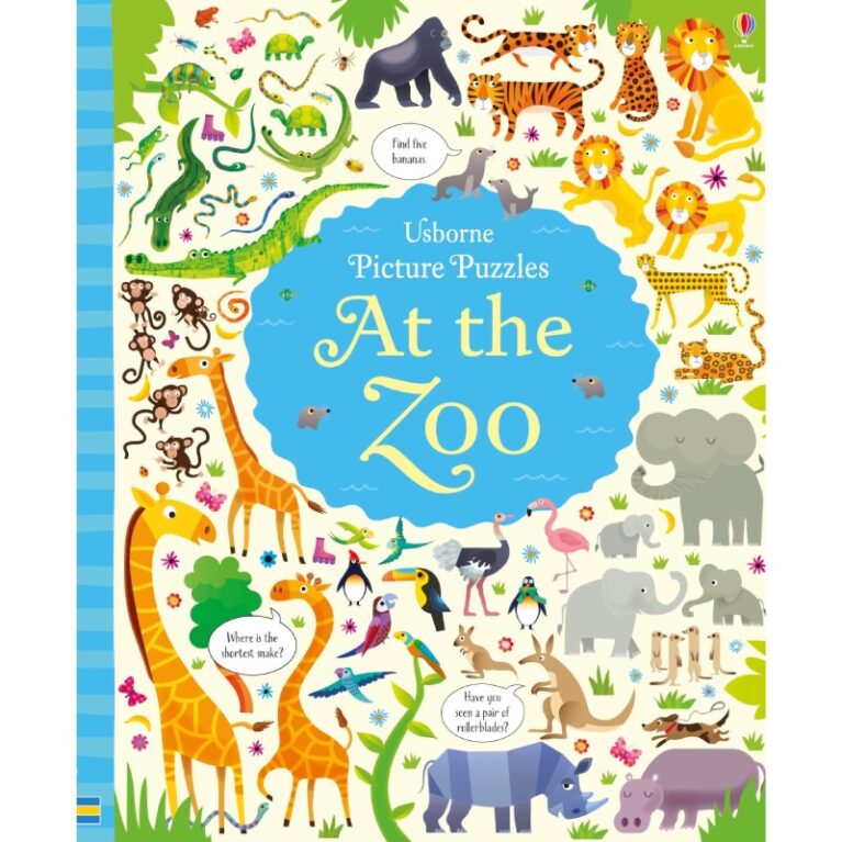 At The Zoo &#8211; 300 Piece Jigsaw Puzzle &#038; Book