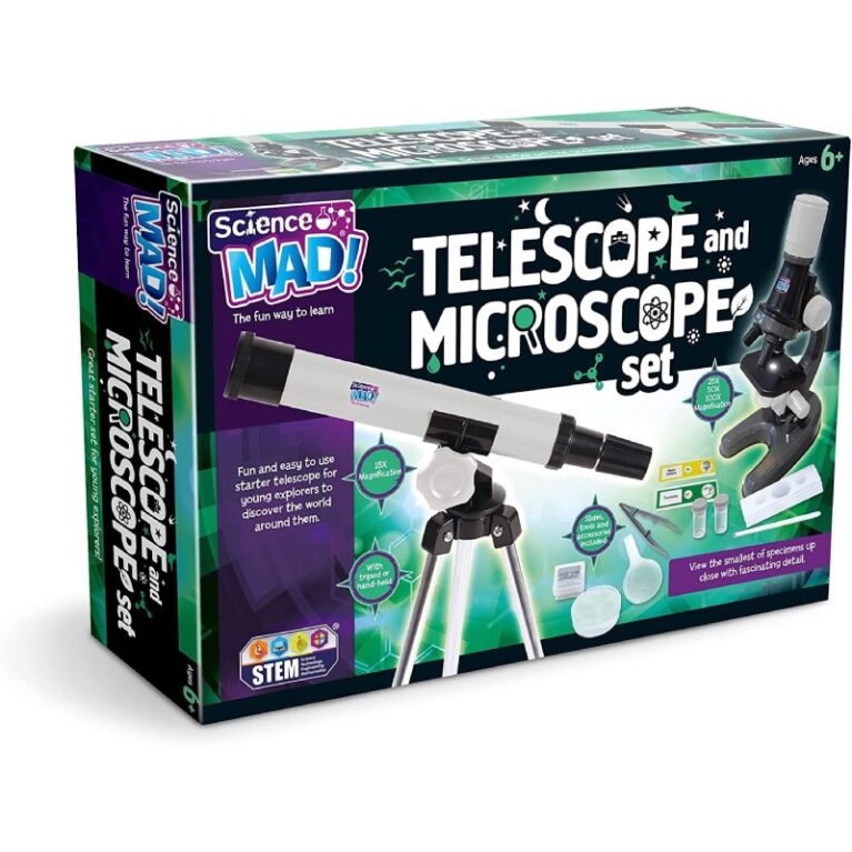 Science Mad Microscope/Telescope Combo Set 6+