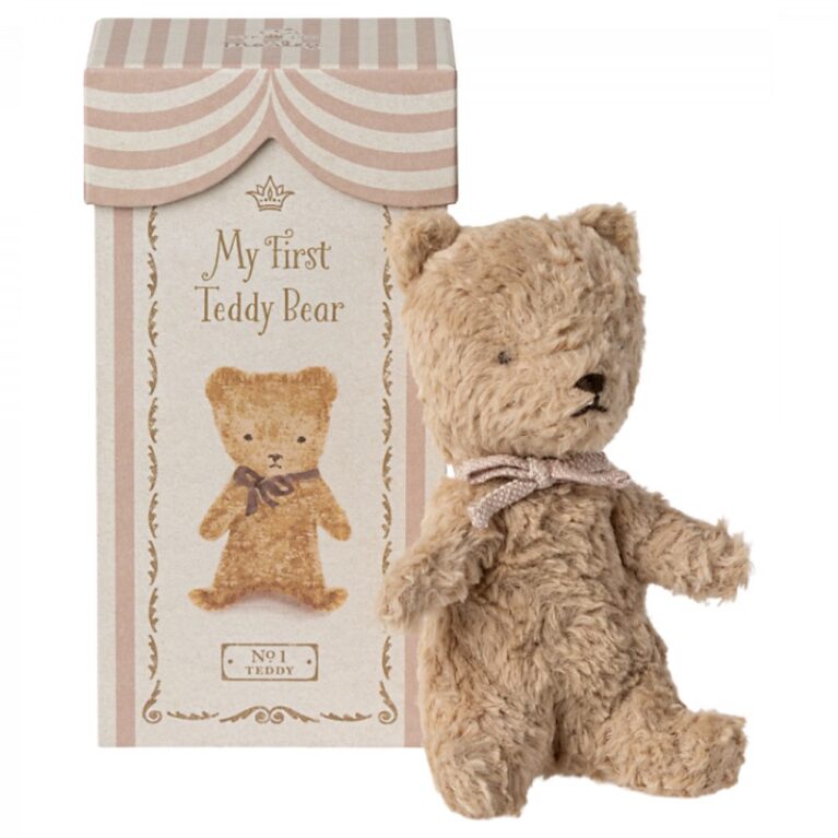 My First Teddy In Powder With Gift Box By Maileg 0+