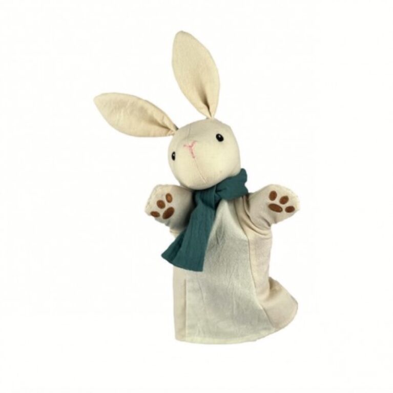 Rabbit &#8211; Small Cotton Handpuppet 0+