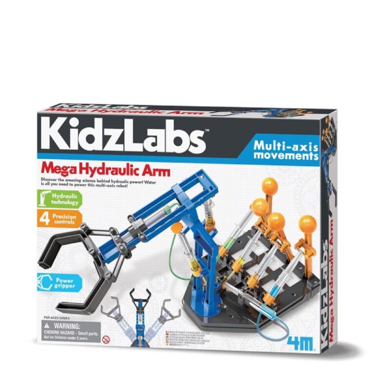 Mega Hydraulic Arm &#8211; Kidzlabs Science Kit 8+